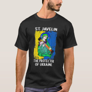 Camiseta Protector De San Javelin De Ucrania Apoya A Ucrani