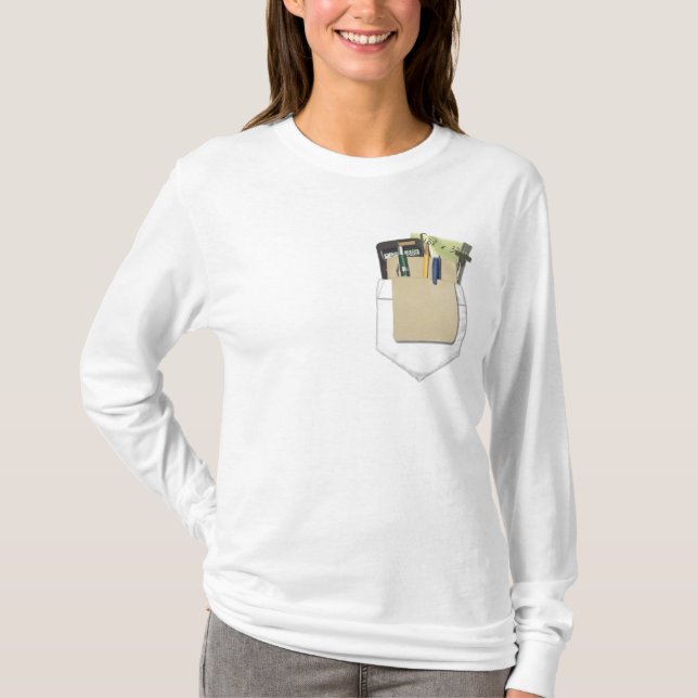 Camiseta Protector del bolsillo (Anverso)