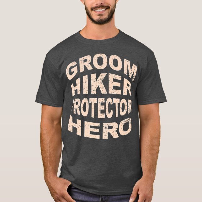 Camiseta Protector Héroe del Novio Protector Héroe Profesió (Anverso)