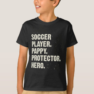 Camiseta Protector Héroe Jugador de Fútbol Pappy Amante del