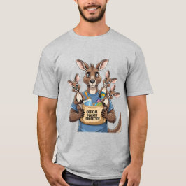 Camiseta Protector Kangaroo Pocket - Gracioso Animal Dad T-