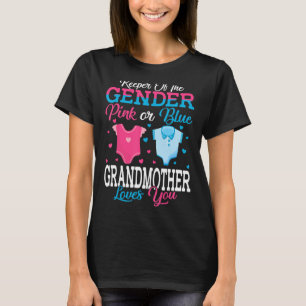 Camiseta Protector Rosa O Azul Del Amor De La Abuela De Gén