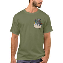 Camiseta protectora de bolsillo del oso