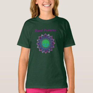 Camiseta protectora del planeta para niños
