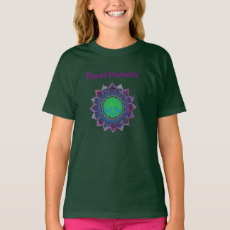 Camiseta protectora del planeta para niños