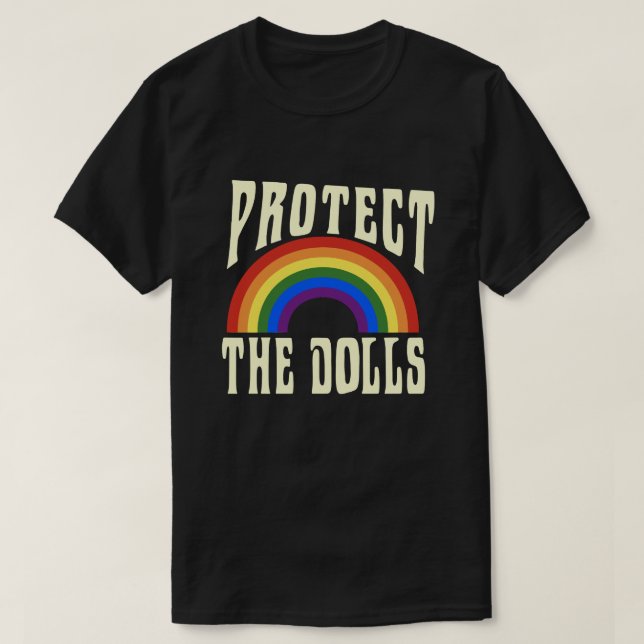 Camiseta ‘Protege a las Muñecas’ final del show de moda Tra (Diseño del anverso)