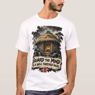 Camiseta Protege la mente como una casa bien techada Dhamma
