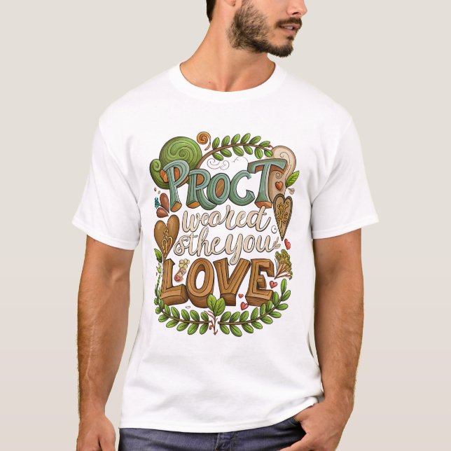 Camiseta Protege lo que amas.2 (Anverso)