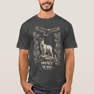 Camiseta Protege lo Salvaje – Cabra Montés y Águila