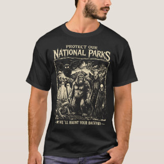 Camiseta Protege Nuestros Parques Nacionales O Te Perseguir