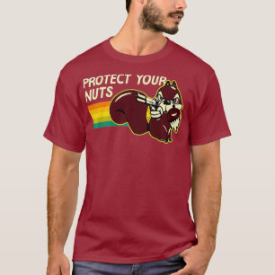 Camiseta Protege tus nueces Funny Squirrel Pun National