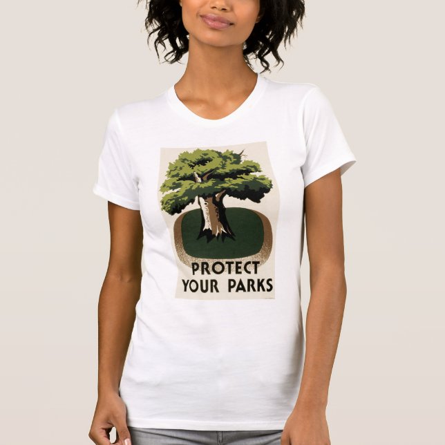Camiseta Protege tus parques (Anverso)