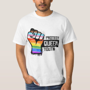 Camiseta Proteger a la Juventud LGTB - Puño del Orgullo Pro