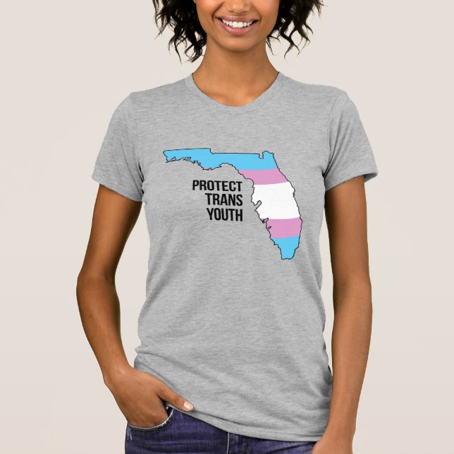Camiseta Proteger a la juventud trans de Florida (Anverso)