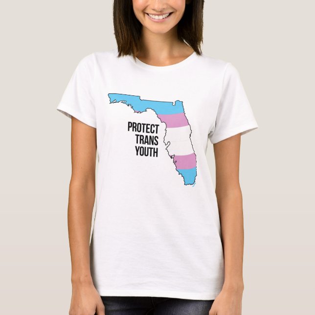 Camiseta Proteger a la juventud trans de Florida (Anverso)