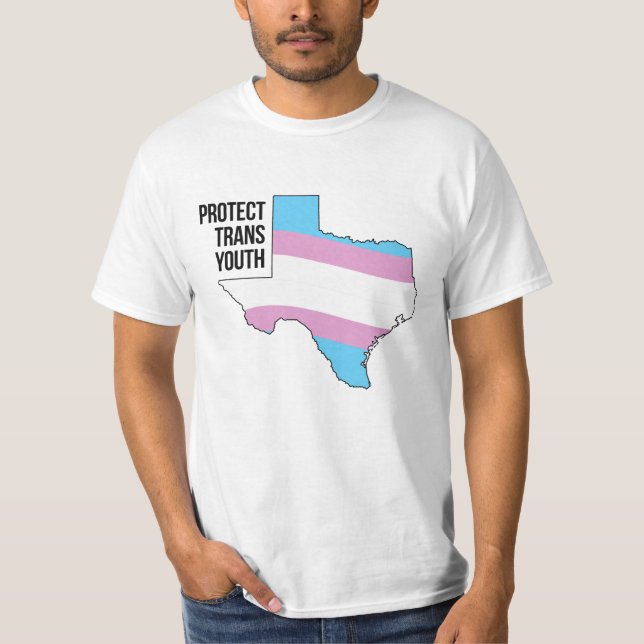 Camiseta Proteger a la juventud trans de Texas (Anverso)