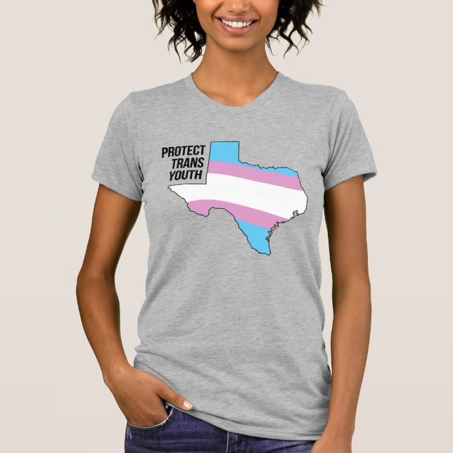 Camiseta Proteger a la juventud trans de Texas (Anverso)
