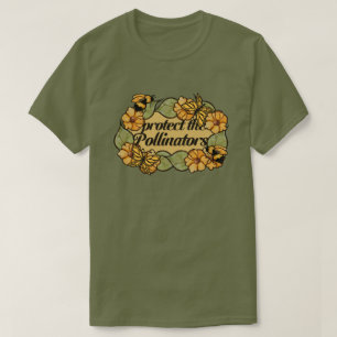 Camiseta Proteger a las abejas y mariposas polinizadoras