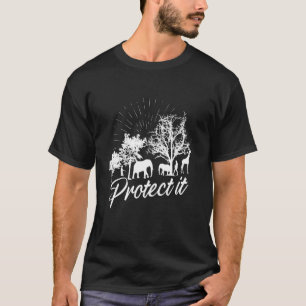 Camiseta Proteger a los animales ambientalistas derecho de