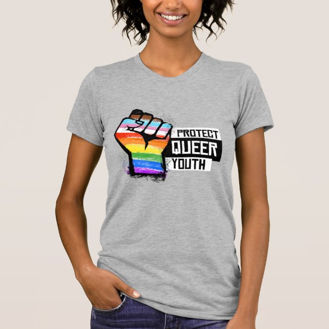 Camiseta Proteger a los jóvenes homosexuales - Progreso del (Anverso)