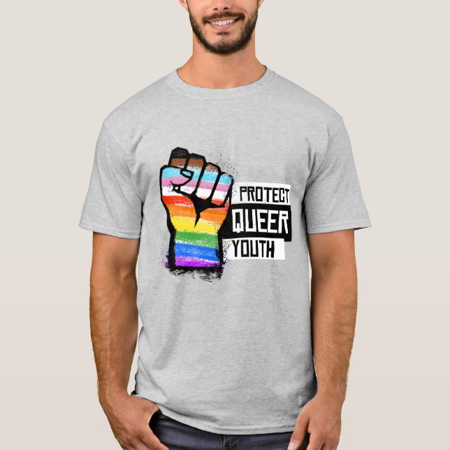 Camiseta Proteger a los jóvenes homosexuales - Progreso del (Anverso)