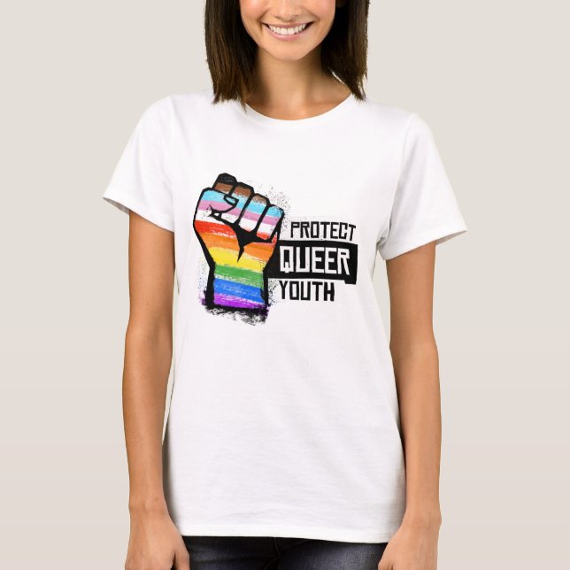 Camiseta Proteger a los jóvenes homosexuales - Progreso del (Anverso)
