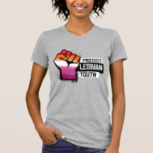 Camiseta Proteger a los jóvenes lesbianas