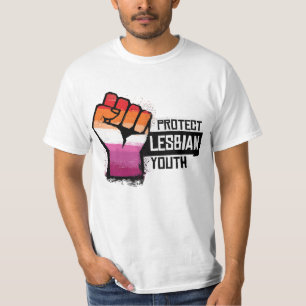 Camiseta Proteger a los jóvenes lesbianas