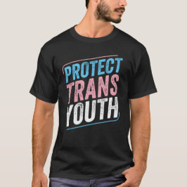 Camiseta Proteger a los jóvenes transexuales del orgullo tr
