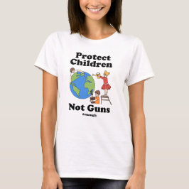 Camiseta Proteger a los niños, no armas, activismo
