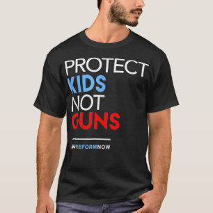 Camiseta Proteger a los niños no armas para el control de a
