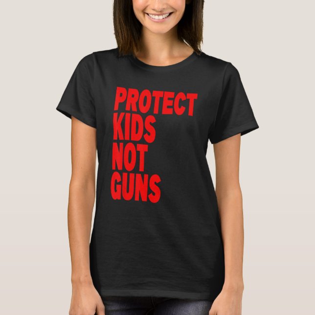 Camiseta Proteger a los niños, no dejar de cometer violenci (Anverso)