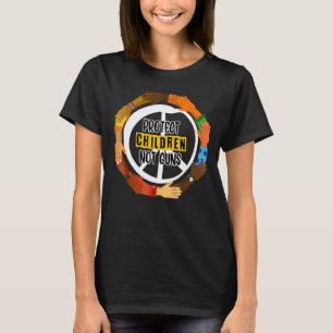 Camiseta Proteger a los niños, no las armas, Naranja de vio
