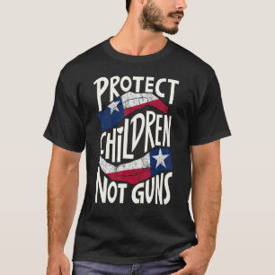 Camiseta Proteger a los niños no las armas Texas Strong