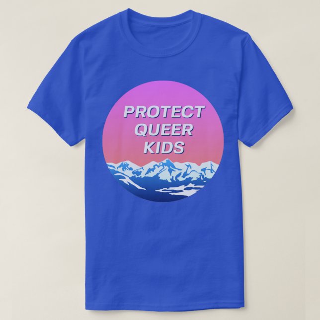 Camiseta Proteger a los niños queer del entorno LGBT 1 (Diseño del anverso)