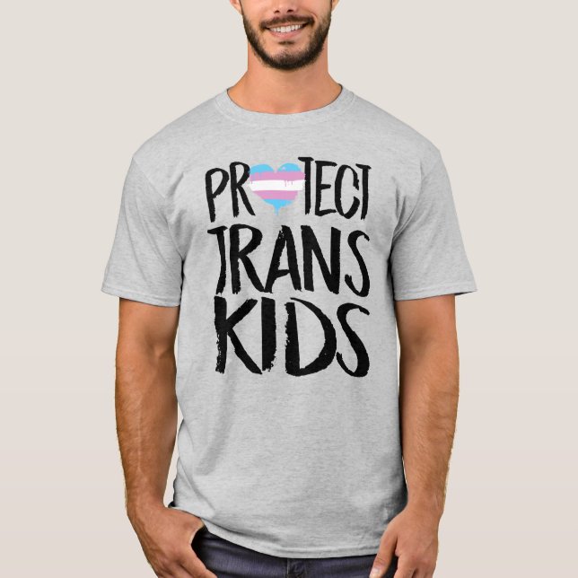 CAMISETA PROTEGER A LOS NIÑOS TRANS (Anverso)