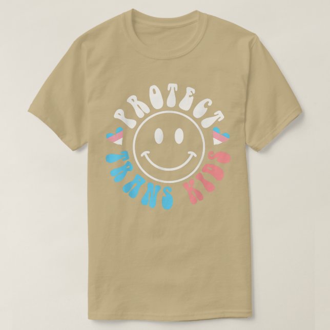 Camiseta Proteger A Los Niños Trans Lgbt Apoyo, Transgender (Diseño del anverso)