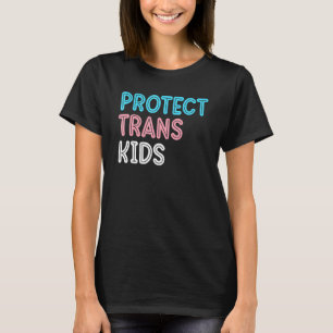 Camiseta Proteger a los niños trans Orgullo LGBT transgéner