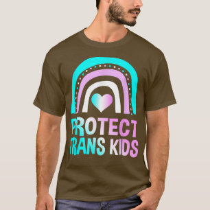 Camiseta Proteger a los niños transexuales Apoya la ropa He