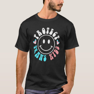 Camiseta Proteger a los niños transexuales Lgbt Apoya a Tra