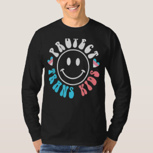 Camiseta Proteger a los niños transexuales Lgbt Apoya a Tra