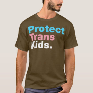 Camiseta Proteger a los niños transexuales LGBT apoyar el o