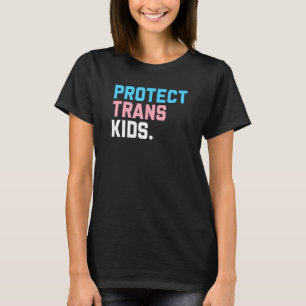 Camiseta Proteger a los niños transexuales LGBT Apoyo al or