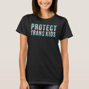 Camiseta Proteger a los niños transexuales Lgbt Soporte Tra