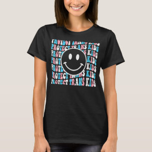 Camiseta Proteger a los niños transexuales Lgbt Soporte Tra