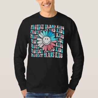 Camiseta Proteger a los niños transexuales Lgbt Soporte Tra