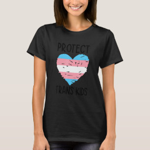 Camiseta Proteger a los niños transexuales Lgbtq Diversidad