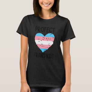 Camiseta Proteger a los niños transexuales Lgbtq Diversidad