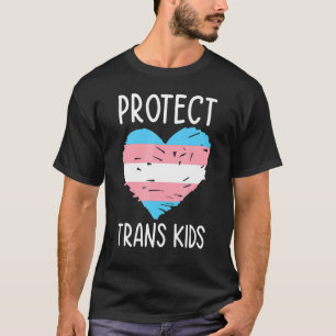Camiseta Proteger a los niños transexuales Lgbtq Diversidad