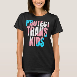 Camiseta Proteger a los niños transexuales Lgbtq Trans Ally